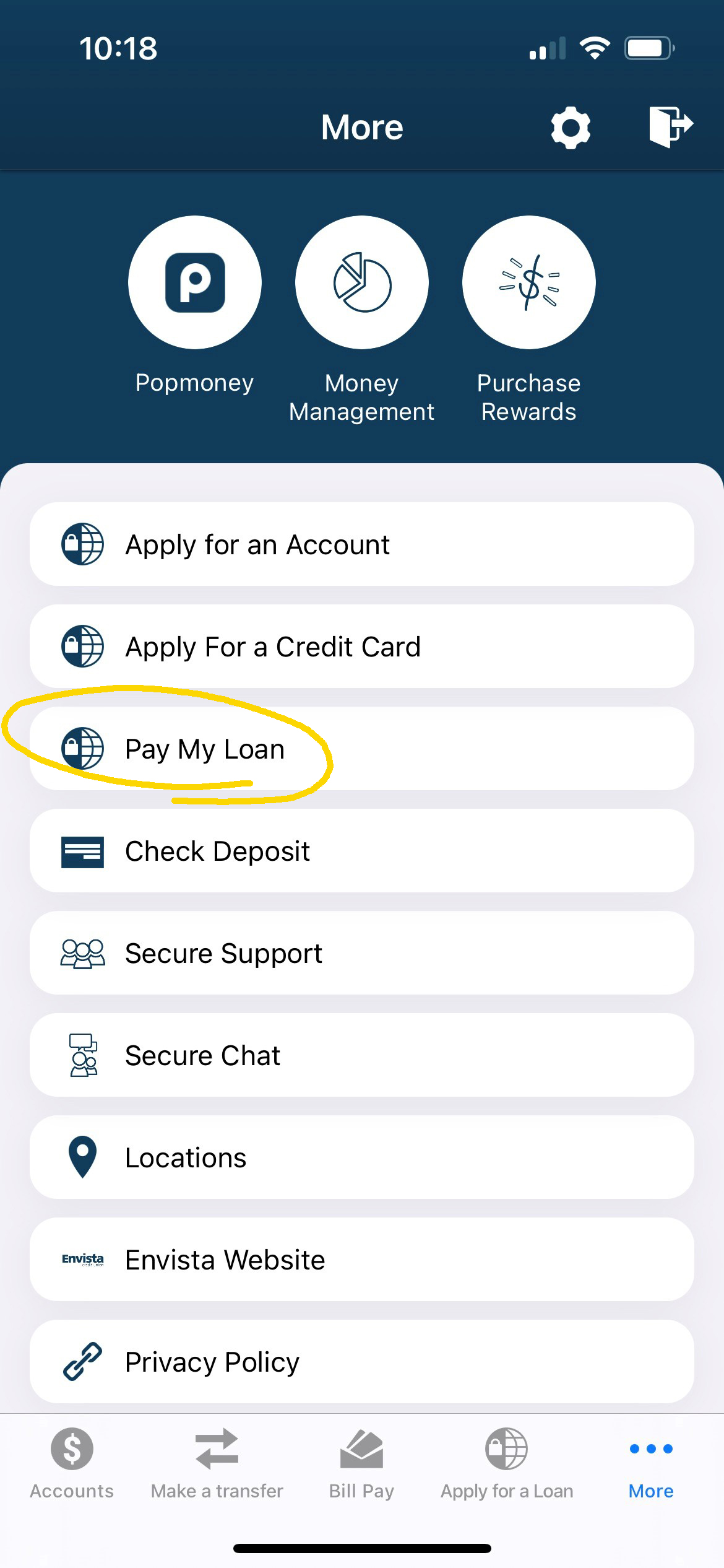 mobile app